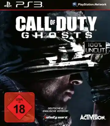 Call of Duty - Ghosts (USA) (Alt) box cover front